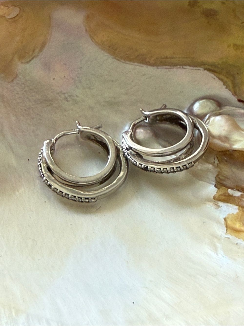 Sterling silver earrings